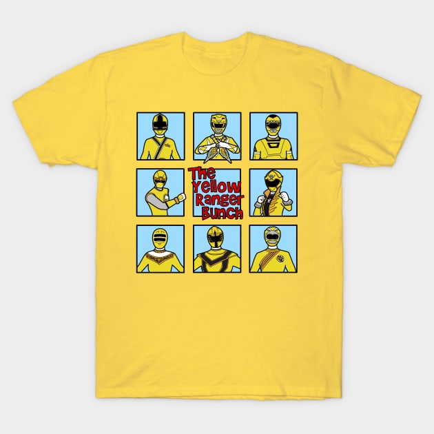 Yellow power ranger shirt 2025